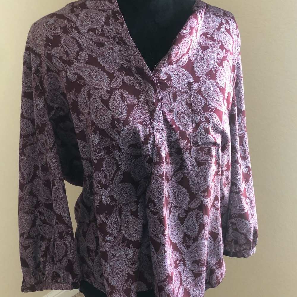 Purple blouse